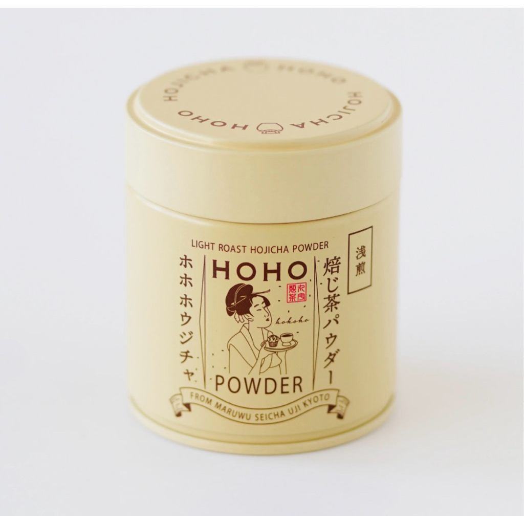 HOHO Hojicha Powder ❤️พร้อมส่ง🍵(Light Roast) ผงชาโฮจิชาคั่วอ่อน จากแบรนด์ Maruwu Seicha