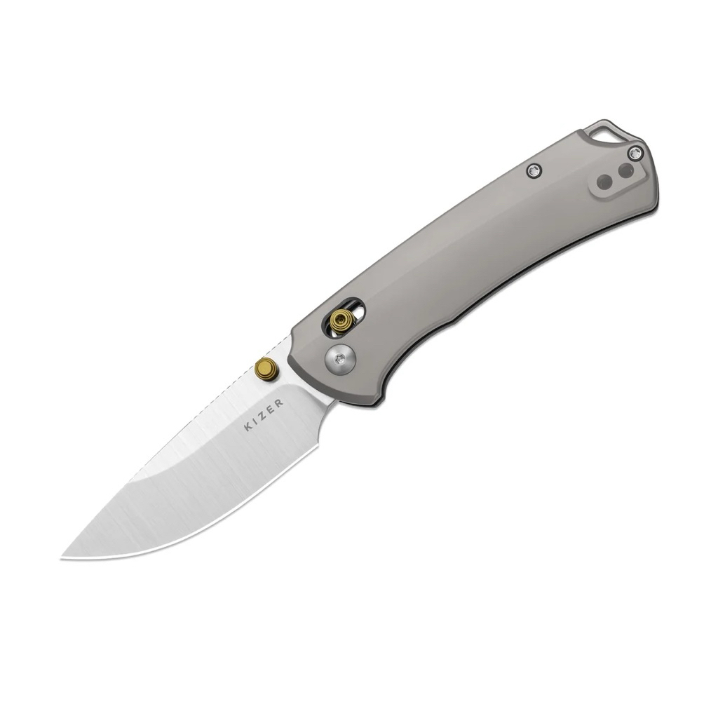 KIZER T1 CD | Clutch Lock | M390 | Titanium Handle | Ki3490.2CDA1 | มีดพับ มีดพกพา ของแท้ ใหม่ ✅