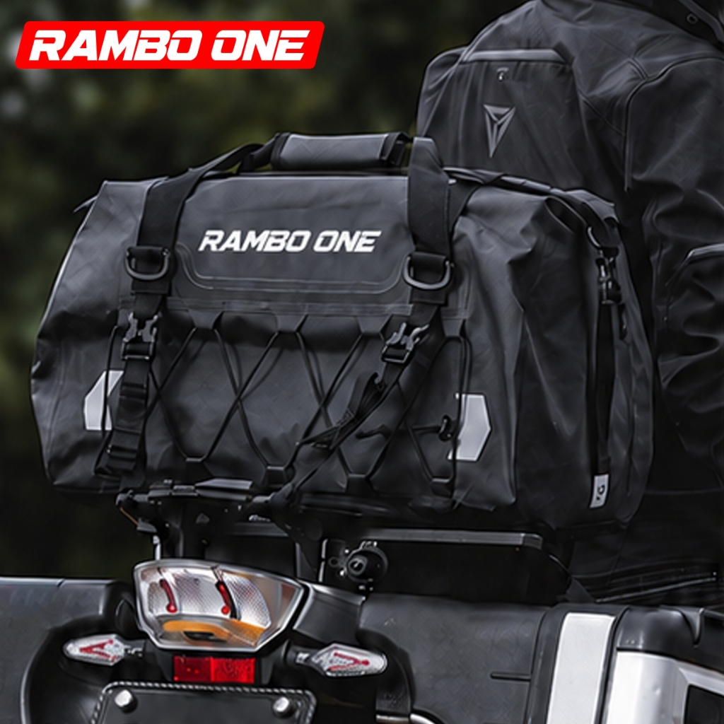 RAMBO ONE ใหม่ MB4 Waterproof Bag กระเป๋าเดินทาง กระเป๋าหลังมอเตอร์ไซค์กันน้ำ เอนกประสงค์ รูปที่ 4