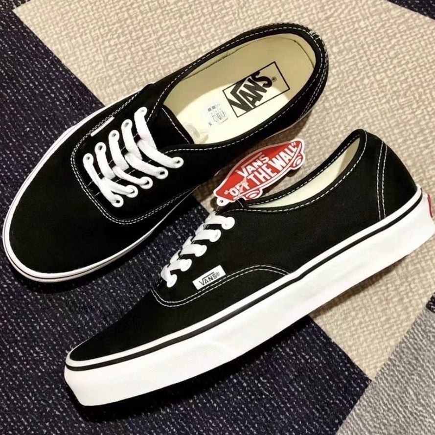 【รองเท้าใหม่เอี่ยม】พร้อมกล่องรองเท้า Vans Authentic  รองเท้ากีฬาสำหรับบุรุษและสตรี