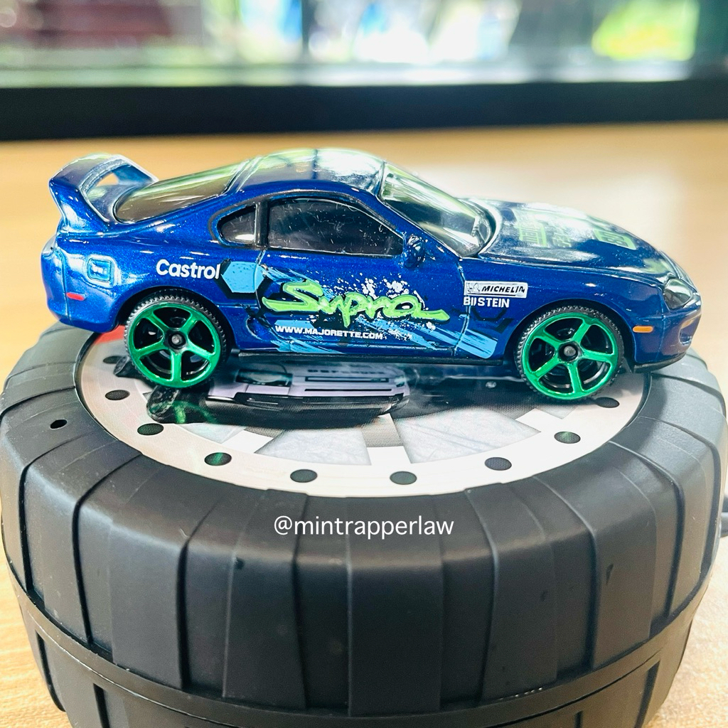 Majorette TOYOTA SUPRA JZA80🔵🟢พร้อมล้อ