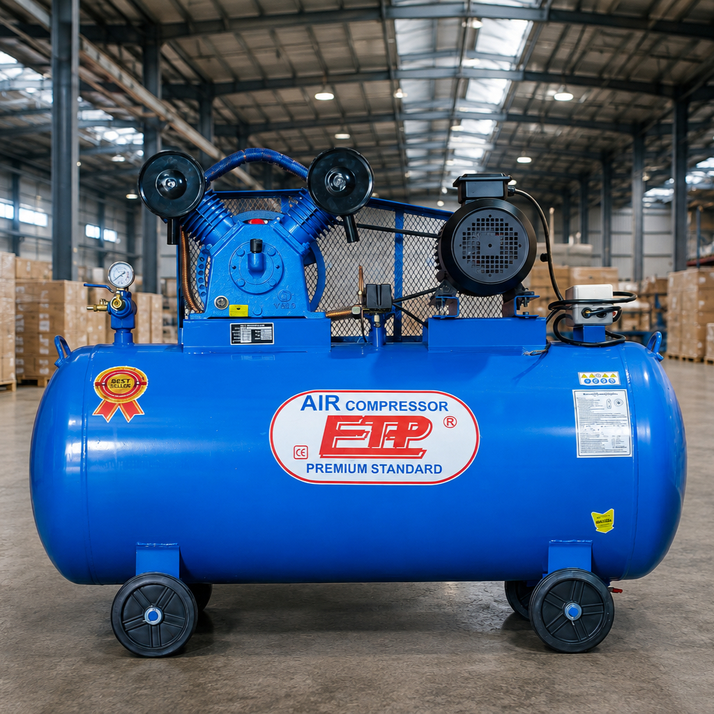 ปั๊มลม 350ลิตร E-VA-80 /มอเตอร์5.5HP/RPM2800