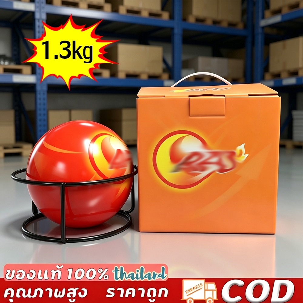 บอลความปลอดภัยแบบพกพา อุปกรณ์ป้องกันเหตุฉุกเฉิน สำหรับใช้ที่บ้าน โรงรถ รถยนต์ ใช้งานไม่ยุ่งยาก