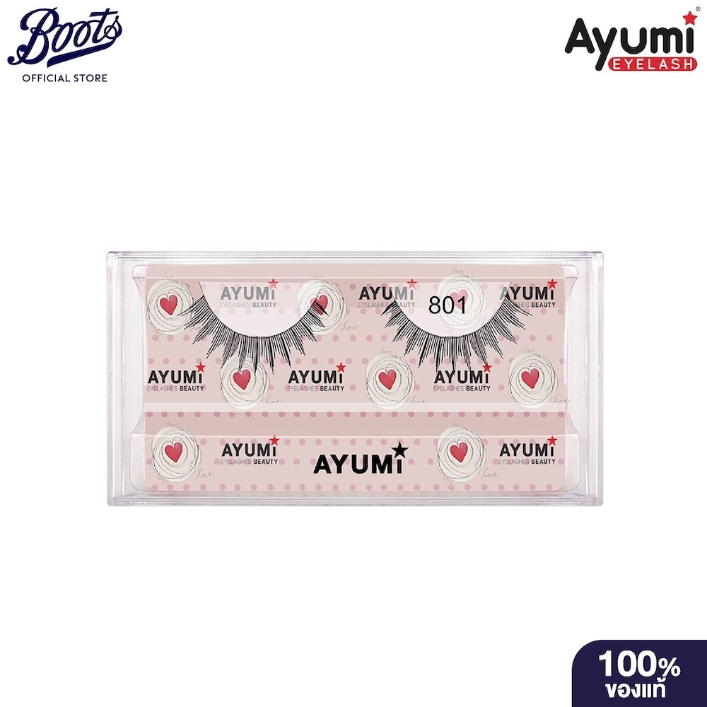AYUMI EYELASHES CUTIE NO.801 อายูมิ อายแลช ขนตาปลอม คิวตี้ เบอร์ 801