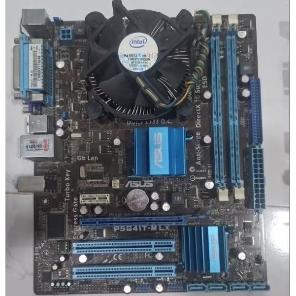 Asus P5G41T-M LX มี CPU แถม ใช้งานได้ปกติ
