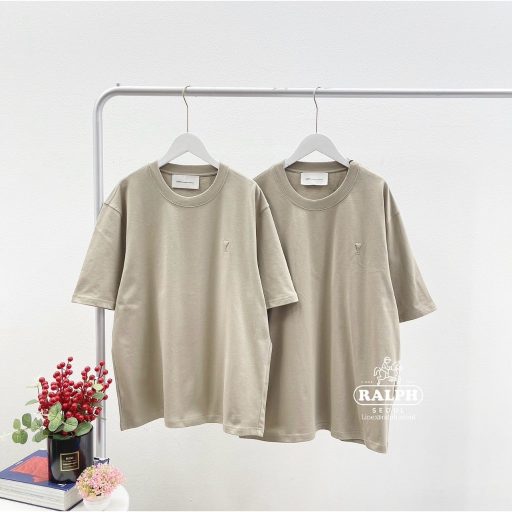 Ami Paris Cotton Ami De Coeur T-shirt