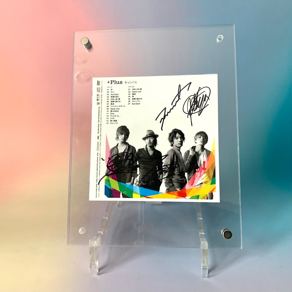 🛒 (พร้อมส่ง) ลายเซ็นสด ของแท้ครบวง CD ซีดีเพลง: +Plus — Canvas [signed cd]