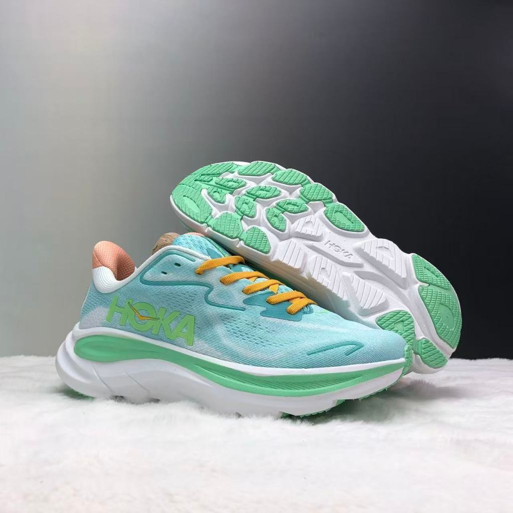 Hoka Clifton 9 sneakers, running shoes, marathon running shoes