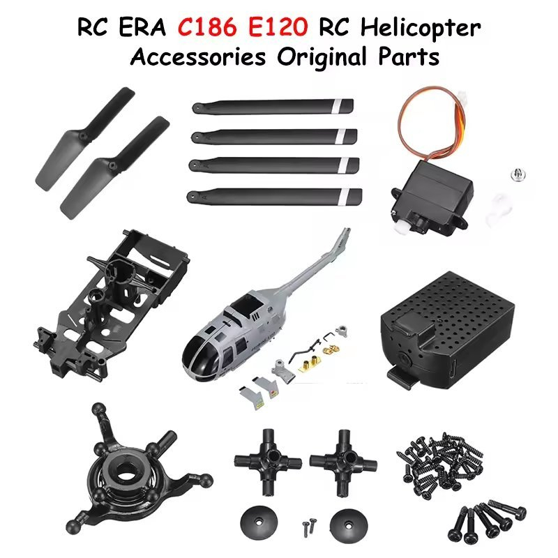 อะไหล่ RC ERA C186 C186Max BO105, Eachine E120 เฮลิคอปเตอร์บังคับวิทยุ 4CH 2.4GHz อะไหล่แท้โรงงาน 🔥 