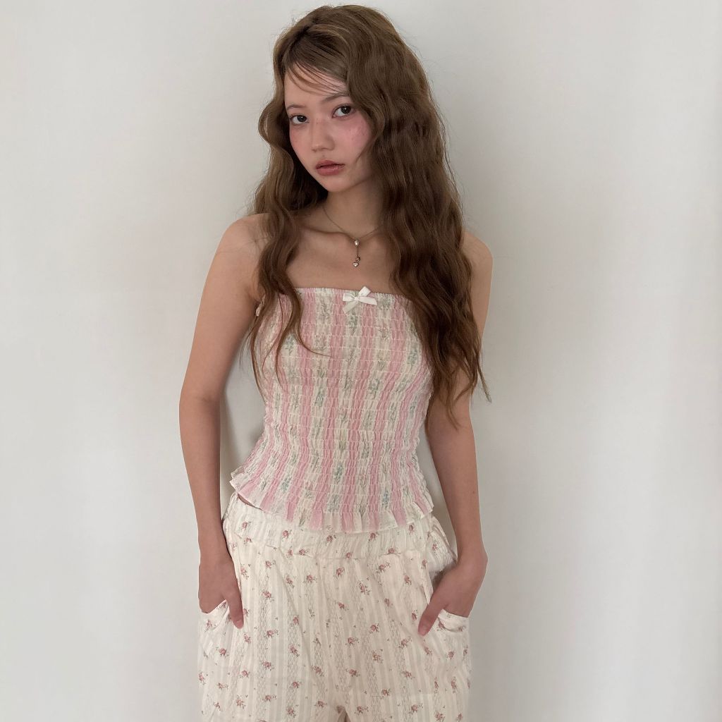 Seaside Smock (cream, wildflower)