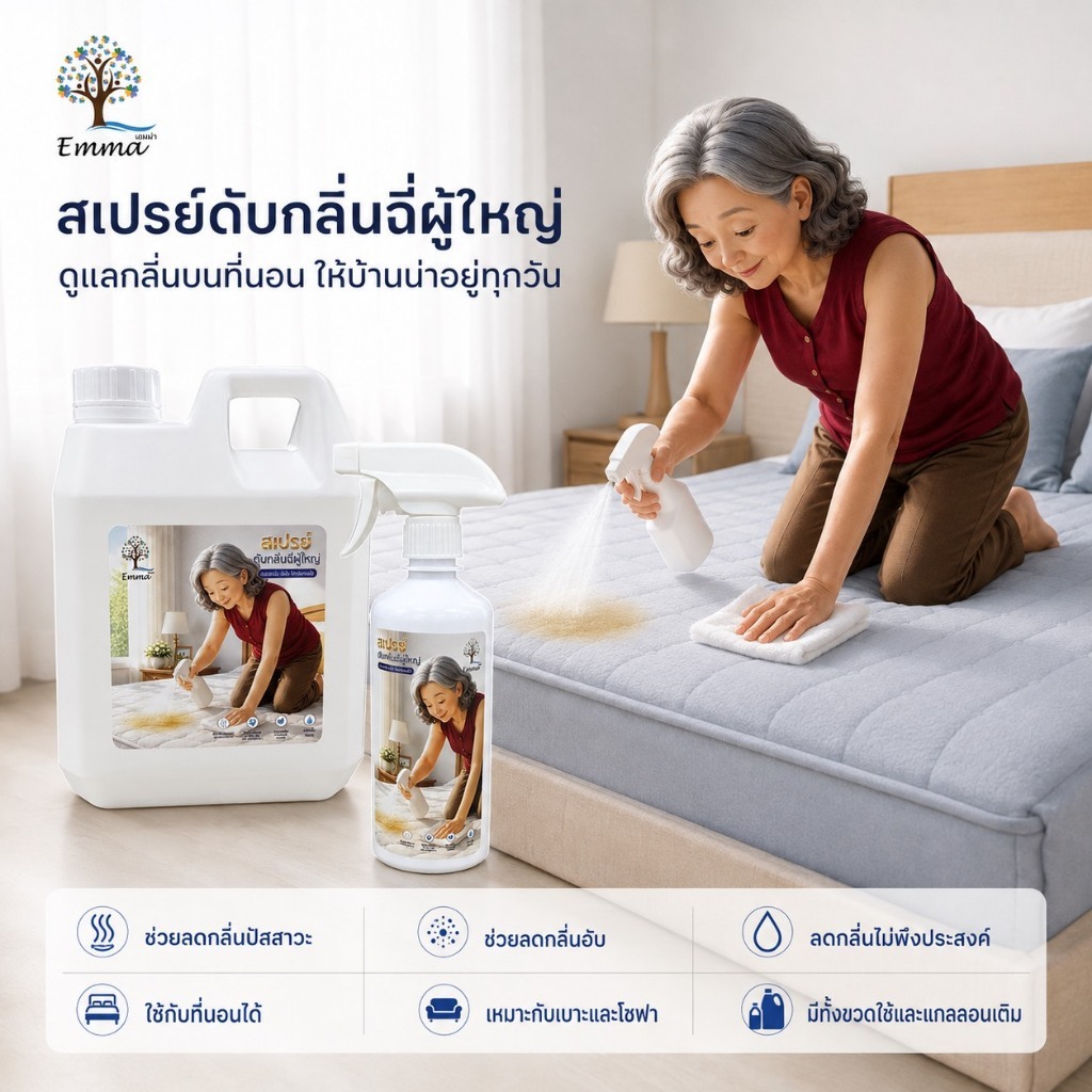 สเปรย์ดับกลิ่นฉี่ผู้ใหญ่