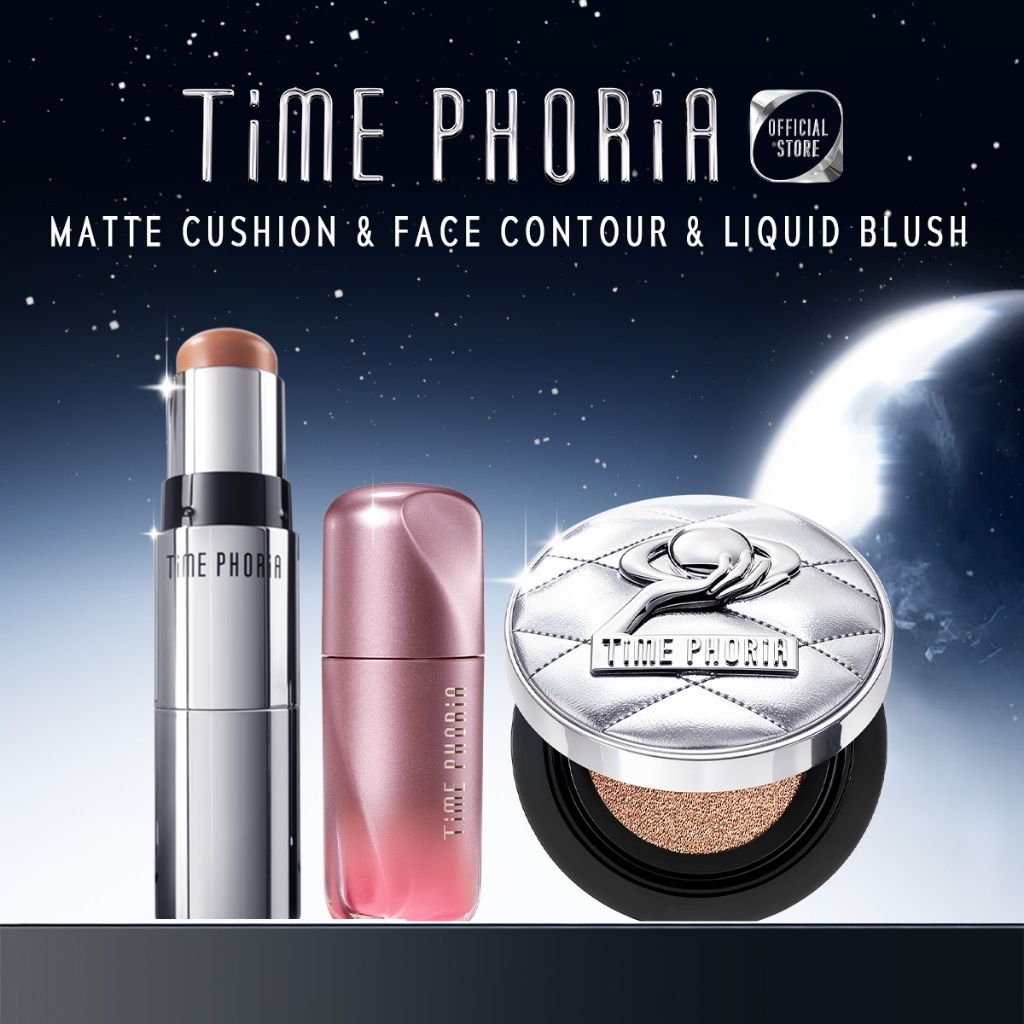 TimePhoria 2 in 1 Set Eclipse Spark Face Contour + Pandora Cheek Liquid Blush | บลัชออน คอนทัวร์ ที่