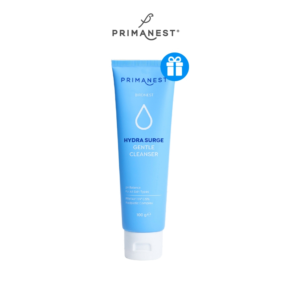 [ของสมนาคุณ] PrimaNest Birdnest Hydra Surge Gentle Cleanser 100 g พรีมาเนสท์ ไฮดรา เสิร์จ เจนเทิล คล
