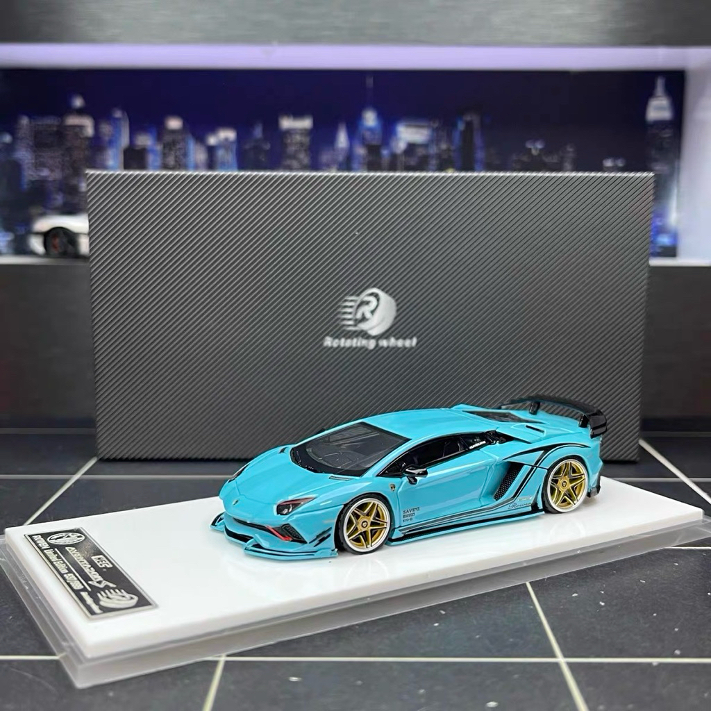 ▫️Porsche Aventador S Rowen Scale 1:64 ยี่ห้อ Rotating Wheel