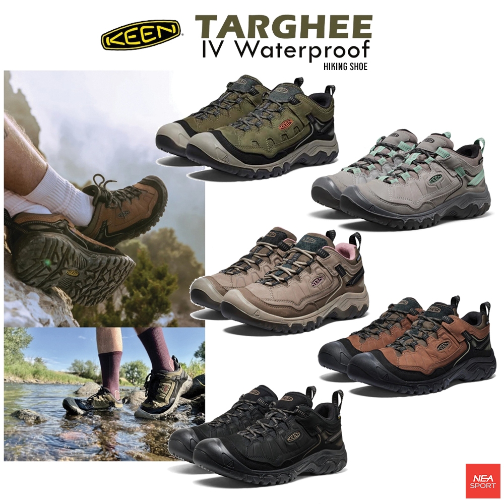 [ขึ้นเขา ลงห้วย] KEEN Targhee IV Waterproof Hiking shoe รองเท้าเดินป่า คีน แท้ กิจกรรม สายลุย ผู้ชาย ผู้หญิง