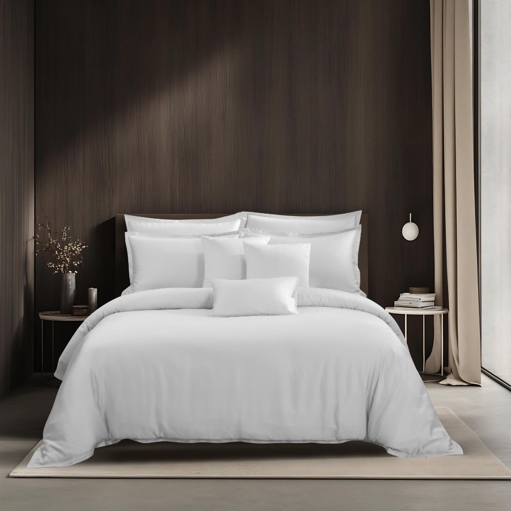 [ราคาโปร] Akemi ชุดผ้าปูที่นอน รุ่นTENCEL™ Lyocell Gladice Solid Collection 1300 เส้นด้าย
