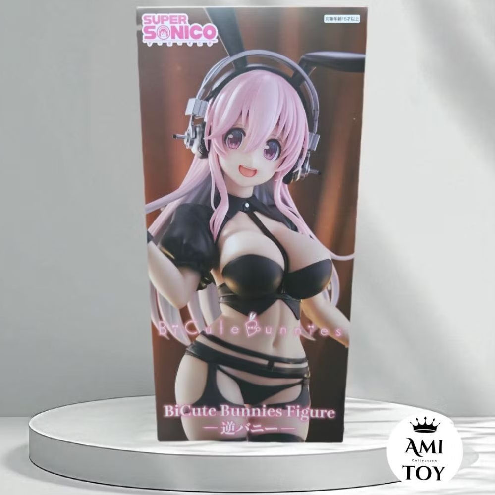💥(พร้อมส่ง)มือ1งานแท้JP🇯🇵Super Sonico Reverse Bunny ver. bicute bunnies furyu