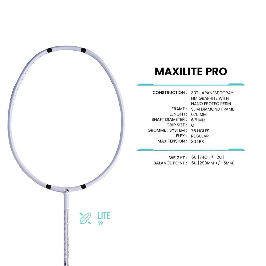 Protech Sports ไม้แบดมินตัน รุ่น Maxilite Pro (Original Version)