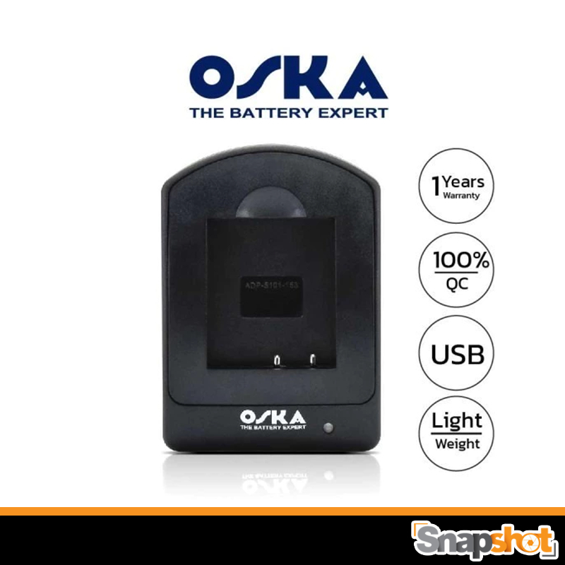OSKA ที่ชาร์ตแบตเตอรี่กล้อง Canon series รุ่น NB-13L Battery Charger