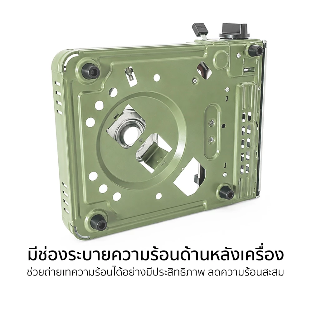 AIKO AK-200SS สีมะกอก + AL103   เตาแคมป์ปิ้ง 2.6 kw พร้อม ALTA/AIKO  แก๊สสามกระป๋อง แก๊ส เตาแก๊ส thumbnail 6