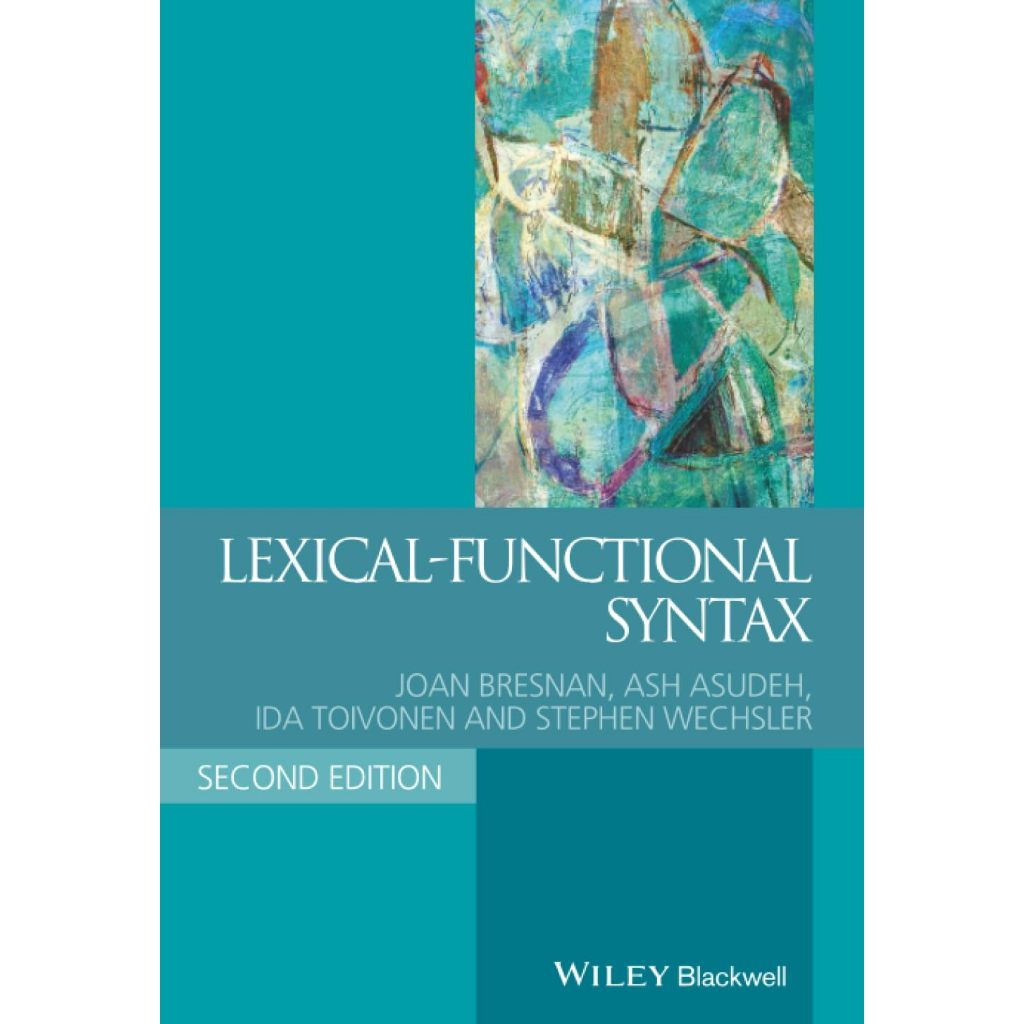 หนังสือ Lexical-Functional Syntax (Blackwell Textbooks in Linguistics Book 16) ed 2/2016