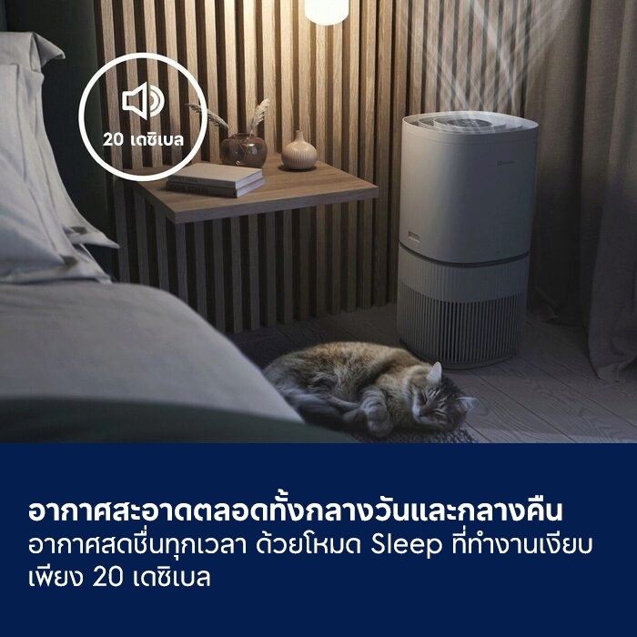 Electrolux เครื่องฟอกอากาศ PetCare รุ่น 500 สำหรับห้องขนาด 56 ตรม. รุ่น EP53-45UGB รูปที่ 7
