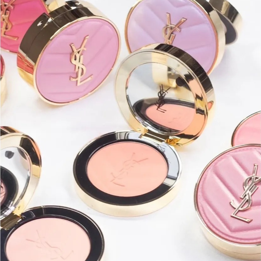 ของพร้อมส่ง Ysl Make Me Blush Bold Blurring Blush บลัชออนคอลเรซ ละมุน-คงจด 12 ชม.