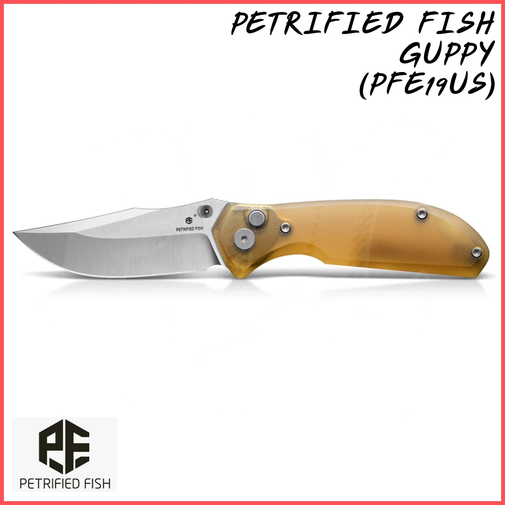 📍 มีดพับ ""PETRIFIED FISH | Guppy "" ***รุ่นใหม่ล่าสุด*** ของแท้