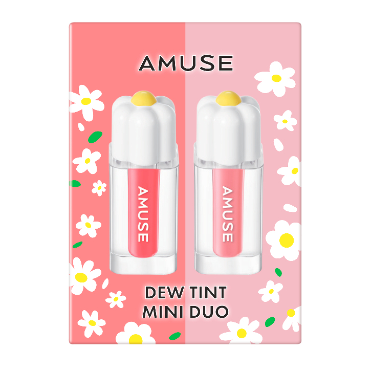 [ของแถม งดจำหน่าย] AMUSE Dew Tint Mini Duo Warm