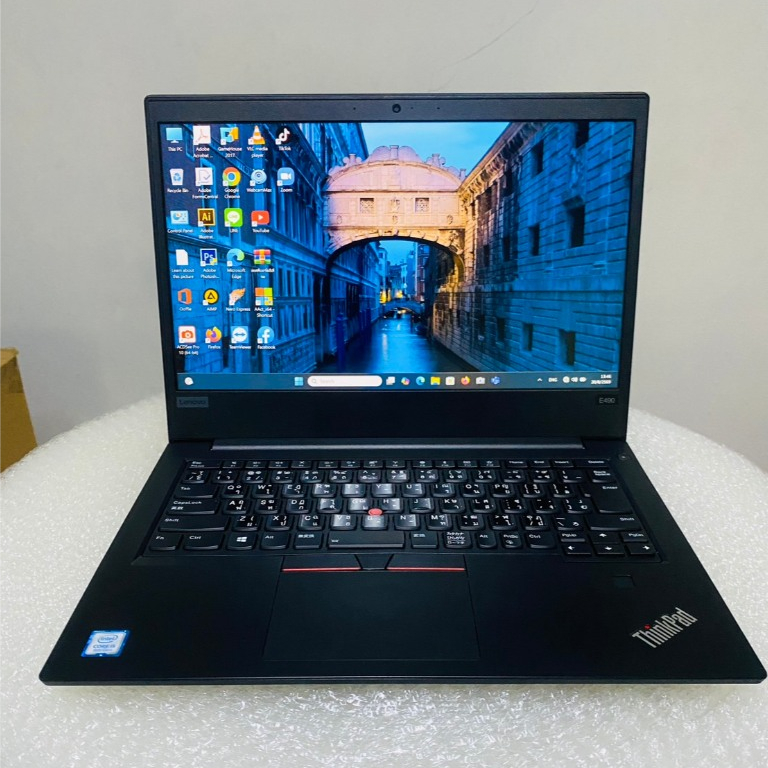 โน๊ตบุ๊คมือสอง Notebook Lenovo E490 Core i5gen8 (RAM:8GB/M2 SSD:256GB) ขนาด14" Full hd