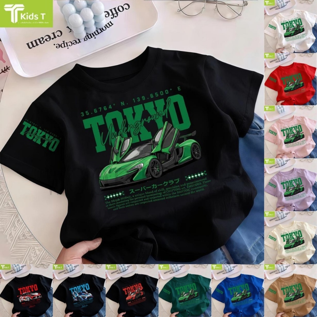 เด็ก เสื้อยืดเด็ก เสื้อเด็กผู้ชาย เด็กผู้หญิง kids เสื้อผ้าเด็ก คอตตอนแท้ ระบายอากาศดี นุ่มใส่สบาย 1ขวบ เสื้อเด็ก #191