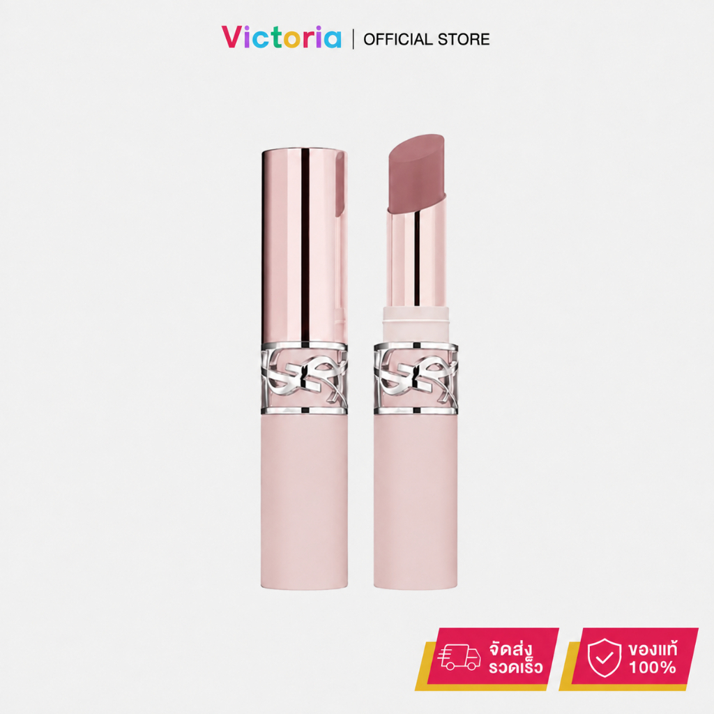 YSL LOVENUDE LIP BLUSHER 3g ลิปสติก YSL สีสวยธรรมชาติ เนื้อนุ่ม เกลี่ยง่าย ลุคปากละมุน