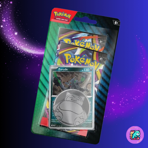【พร้อมส่ง】Pokemon TCG ENG : Pokémon TCG: Mega Evolution 2-Pack Blister – Zarude【Pokemon TCG】