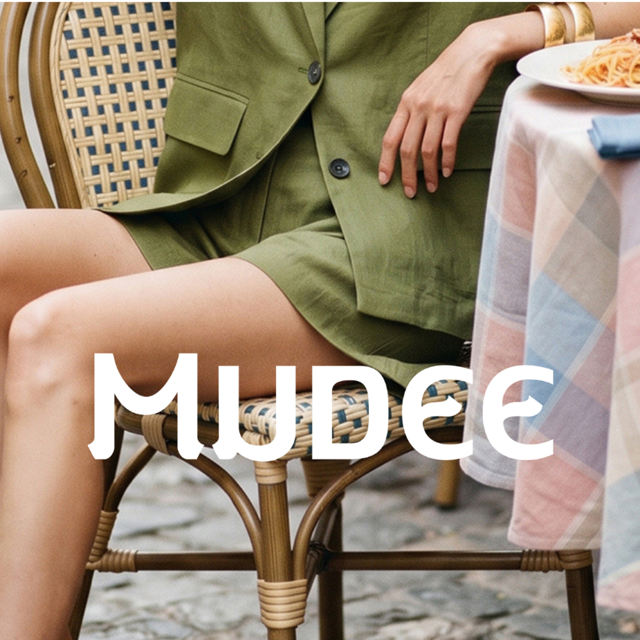 MUDEE กางเกงขาสั้น ผ้าลินิน