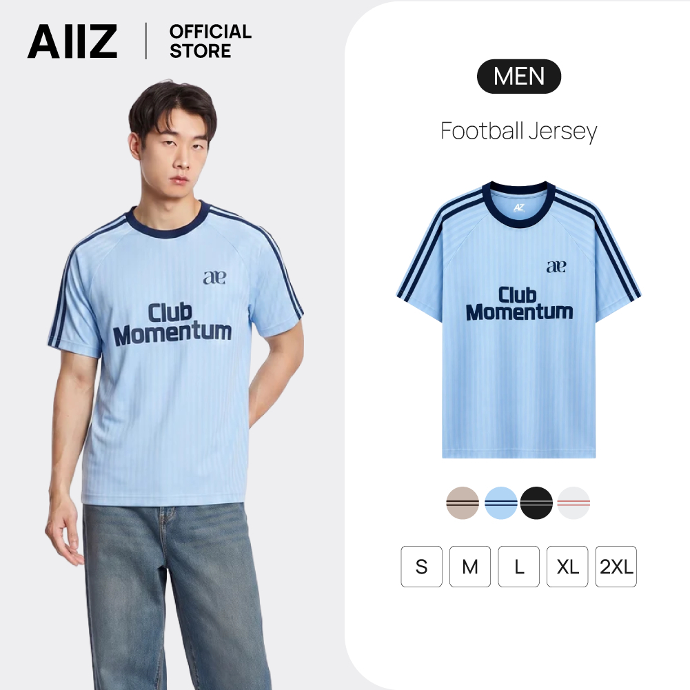 AIIZ (เอ ทู แซด) - AIIZ เสื้อยืดคอกลมฟุตบอลผู้ชาย AIIZ Men's Football Jersey