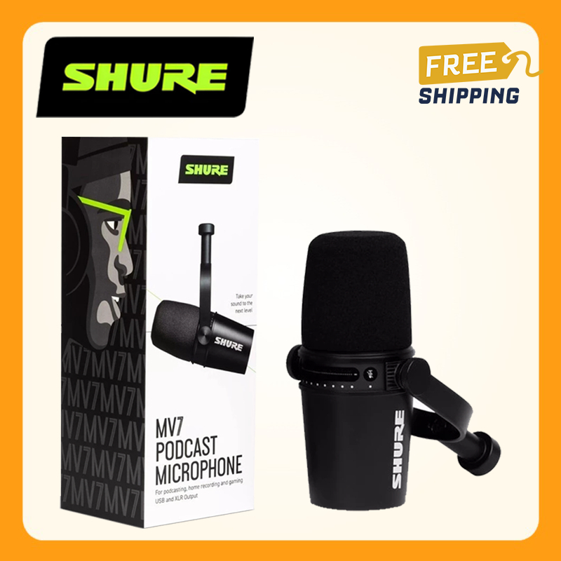 Shure MV7 ไมโครโฟนพอดคาสต์