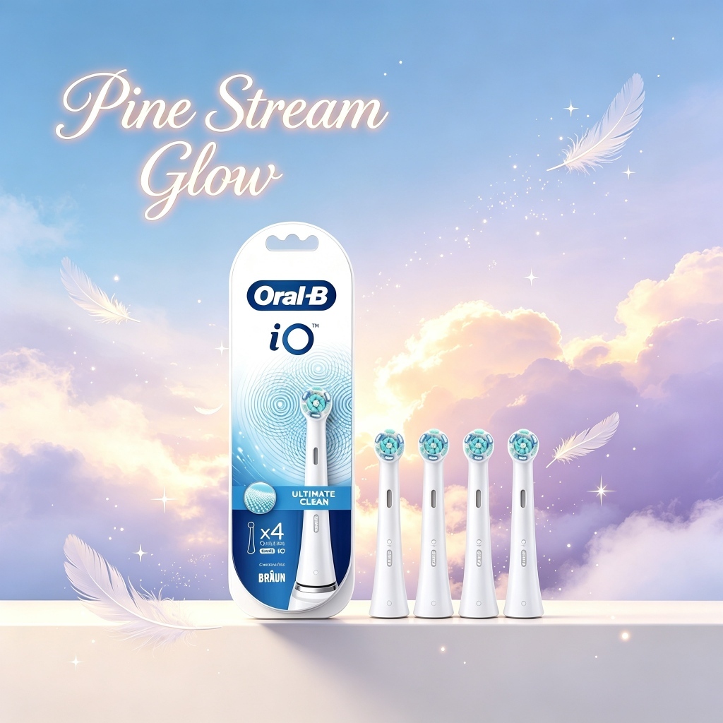 【4 Pcs】Electric Toothbrush Replacement Heads Deep Plaque Removal 4‑Pack For iO Series