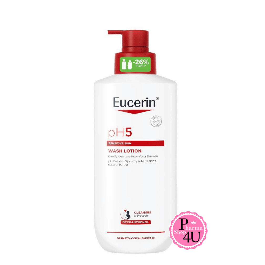 Eucerin pH5 WASHLOTION 400MLครีมอาบน้ำ pH5 อ่อนโยน