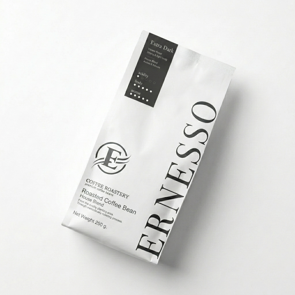 เมล็ดกาแฟคั่ว Ernesso Coffee : Extra Dark บรรจุ 250 g