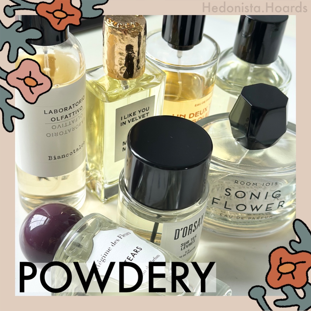 set รวมน้ำหอมนีช หายาก กลิ่นแป้ง Powdery Musky Iris คละแบรนด์ | BDK Parfum | Room 1015 | Laboratorio
