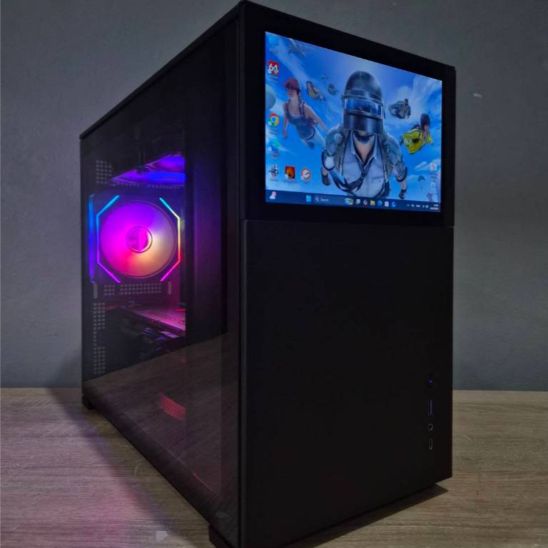 เครื่องคอมสเปคแรงๆ R5 7600X / RAM 16G / RX6700XT 12G / M.2 500G / เคสมีจอในตัวเทพๆ