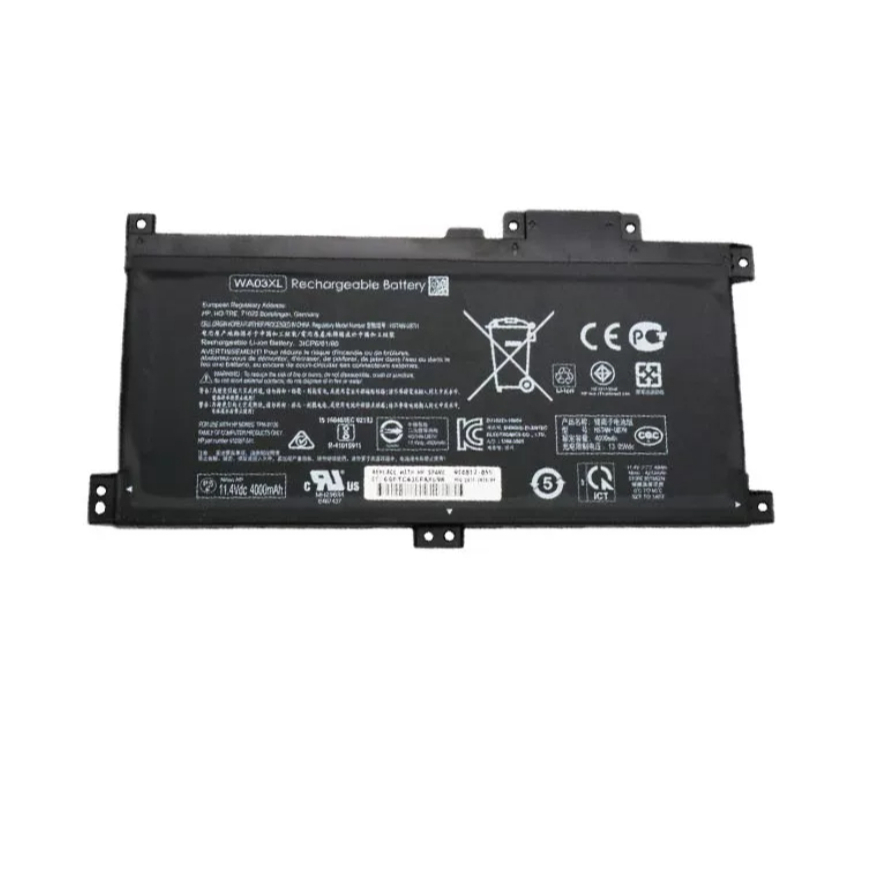 WA03XL สำหรับ HP HPTPN-W126 HSTNN-UB7H 15-br001TX แบตเตอรี่ที่รองรับ WA03XL