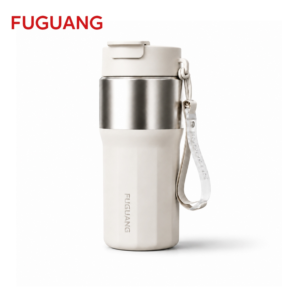Fuguang แก้วกาแฟเก็บอุณหภูมิ เก็บร้อน 6ชม เก็บเย็น 24ชม สแตนเลส 316L 560ml แก้วกาแฟ Coffee cup