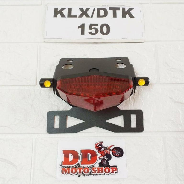 ท้ายสั้น KLX150 D-Tracker150 BF150 DTK150 #ใส่ไฟเลี้ยวตาแมว #โครงเหล็กหนา 1.2 mm