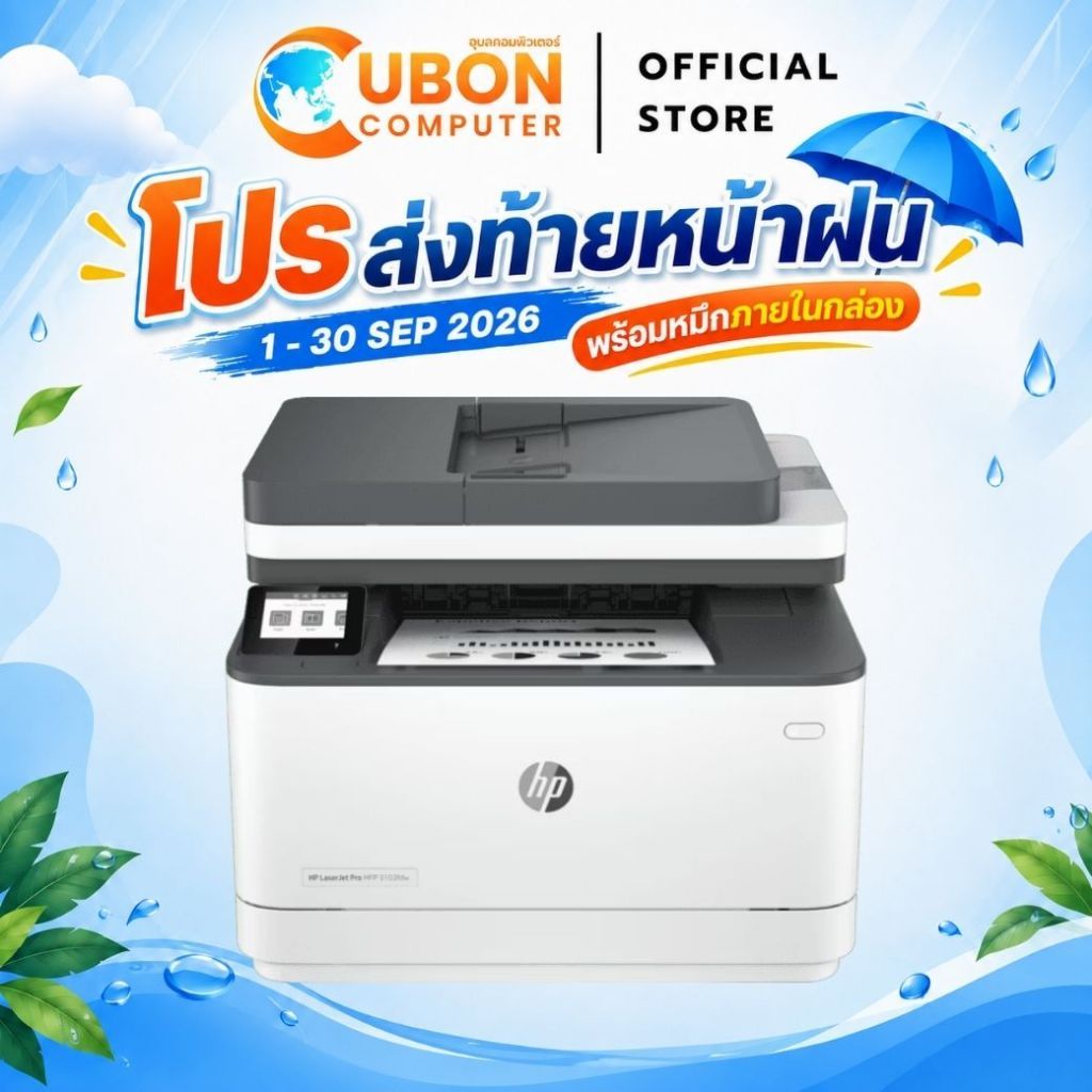 Printer (ปริ้นเตอร์) HP LaserJet Pro MFP 3103fdw ประกันศูนย์ 1 ปี
