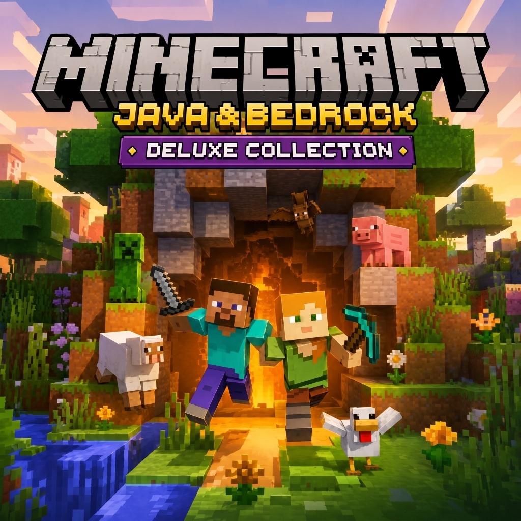 PC GAME Minecraft Java & Bedrock Edition Deluxe Collection Global