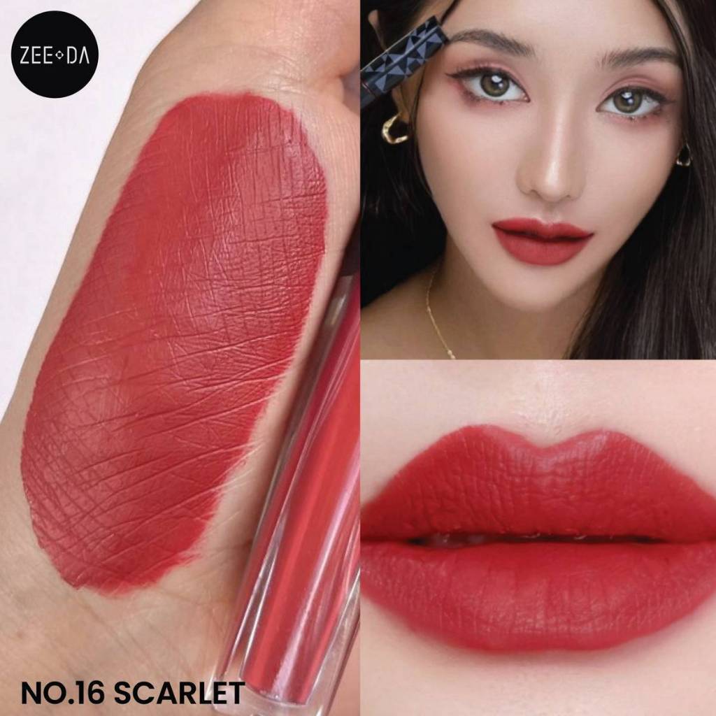 zeeda lip matte #16 scarlet