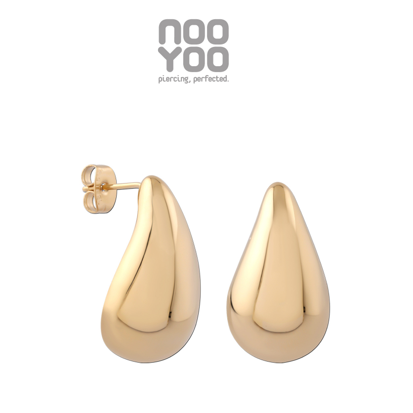 NooYoo حلق قطرة Puffy ستانلس جراحي — صورة 2