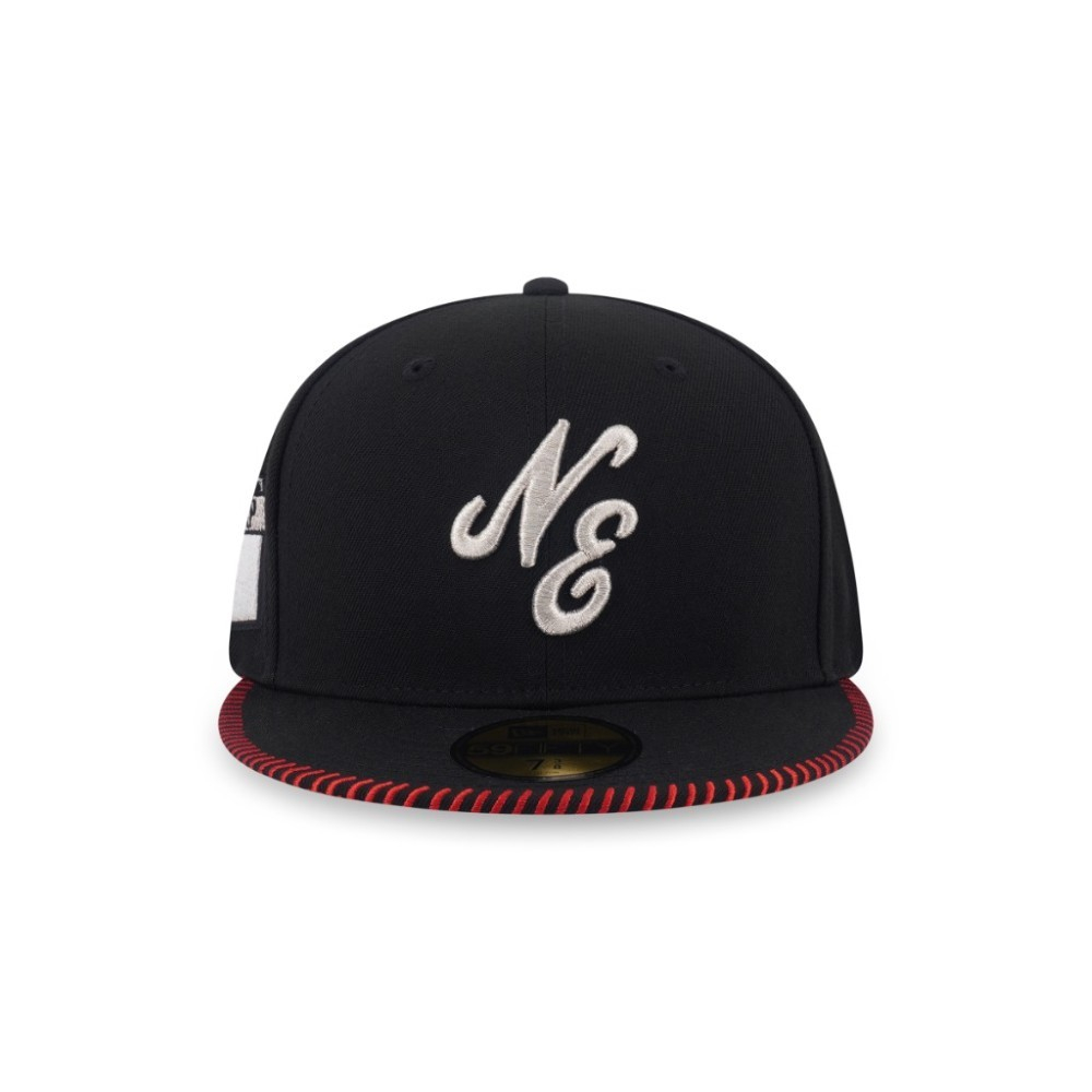 New Era قبعة 59Fifty بخياطة البيسبول — أسود — صورة 2