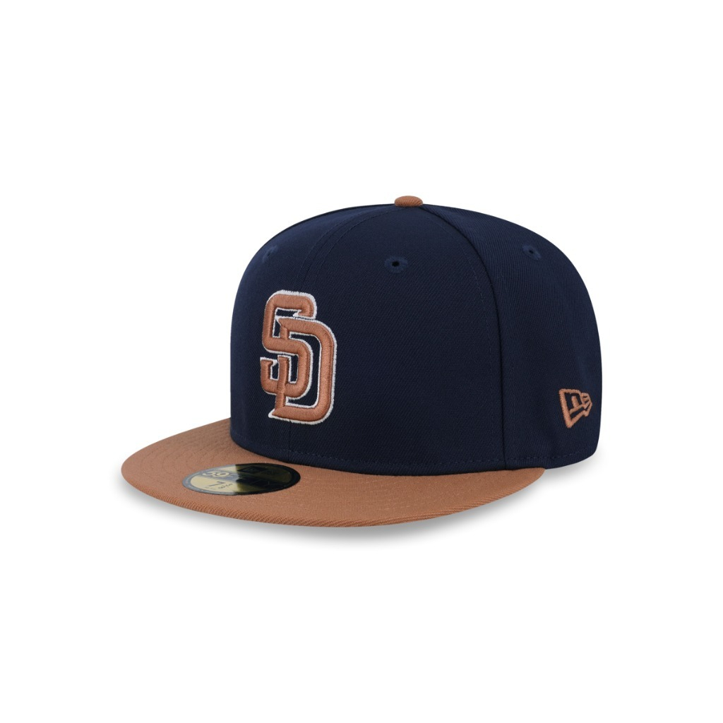 หมวกแก๊ป New Era รุ่น 59Fifty MLB Cooperstown Pack San Diego Padres 2-Tone Bronze Visor Night Shift 